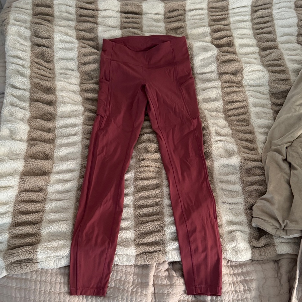 Lululemon Rose Pink full length Leggings